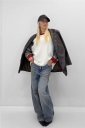 blazer effetto pelle kalie